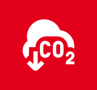 CO2 Reduzierung Icon