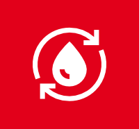 Regen Rückhaltung Icon